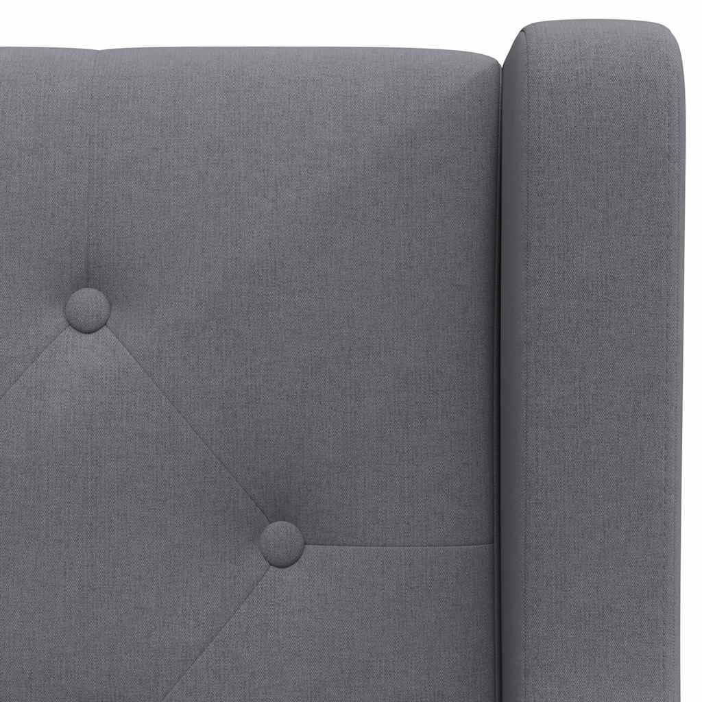Armchair, grey, fabric