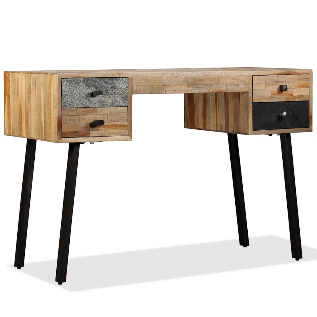 Rašomasis stalas, perdirbta mediena, 110x50x76cm