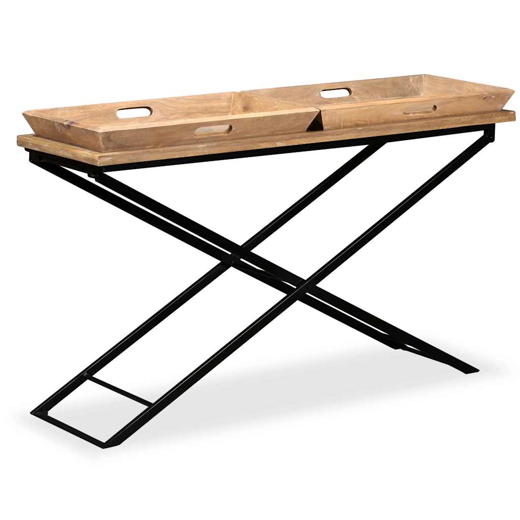 Konsoles galda, mango koks, 130x40x80cm