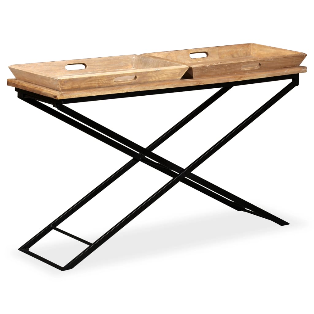 Konsoles galda, mango koks, 130x40x80cm