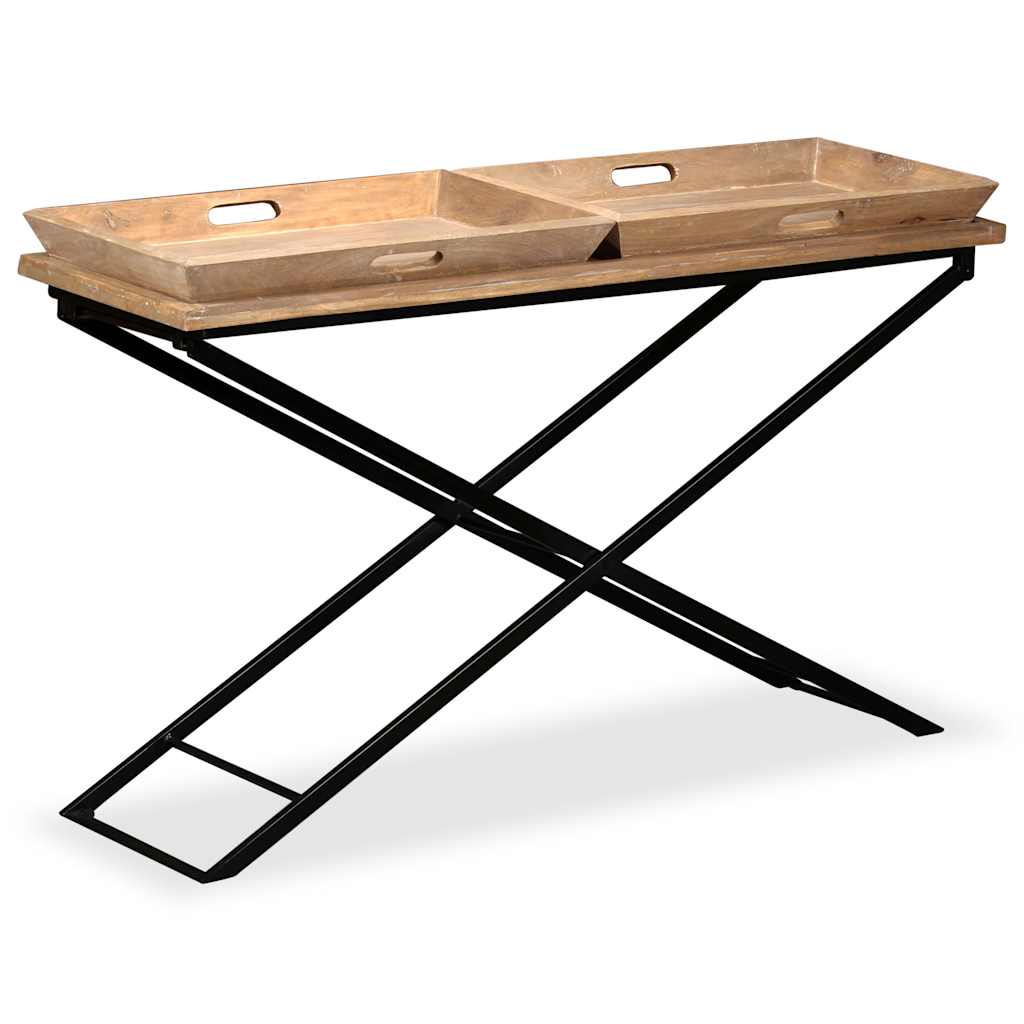 Konsoles galda, mango koks, 130x40x80cm