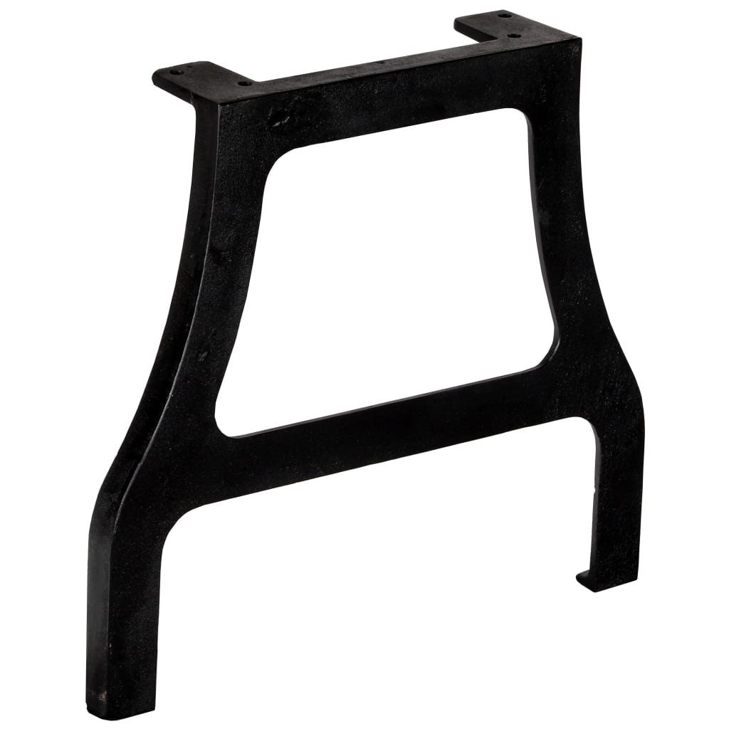 Cast iron A-frame coffee table legs, 2 pcs
