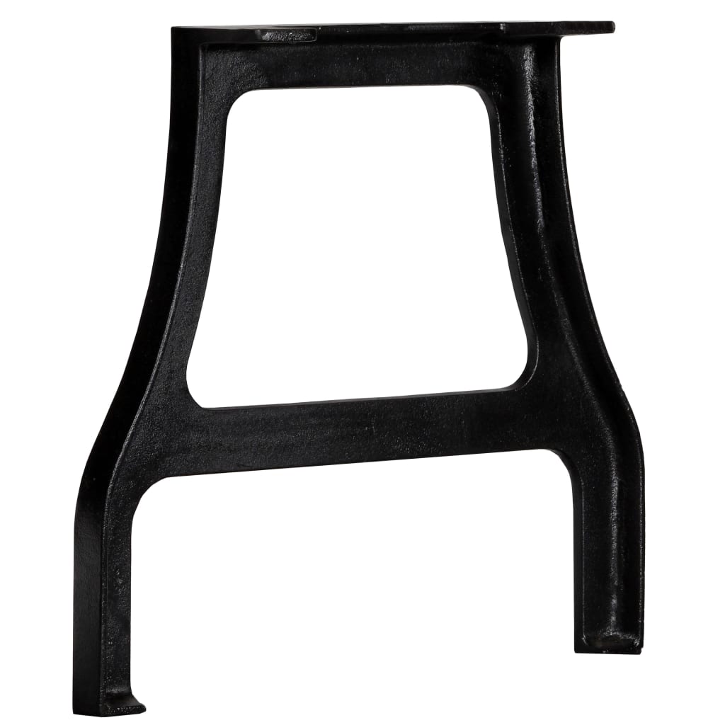 Cast iron A-frame coffee table legs, 2 pcs