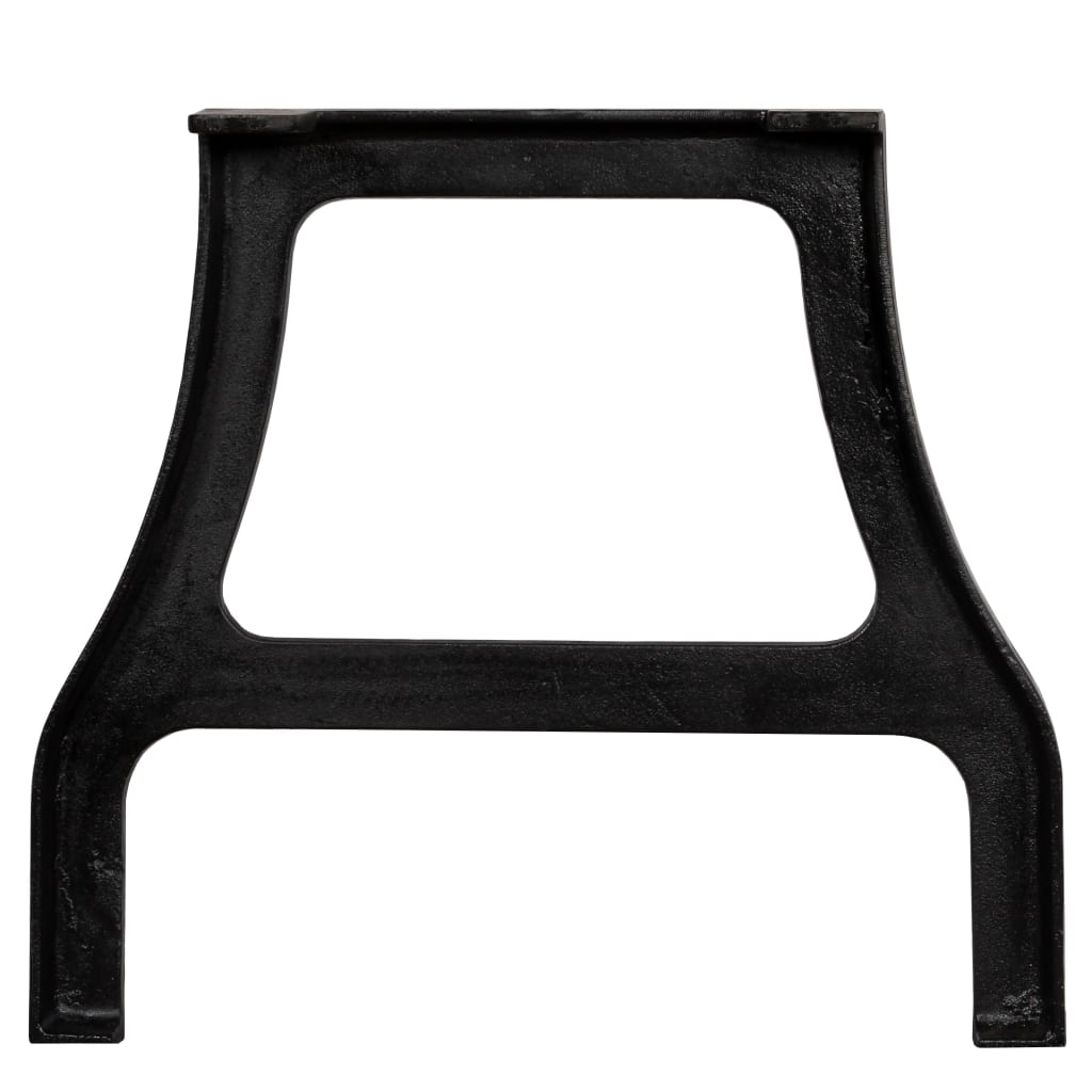 Cast iron A-frame coffee table legs, 2 pcs