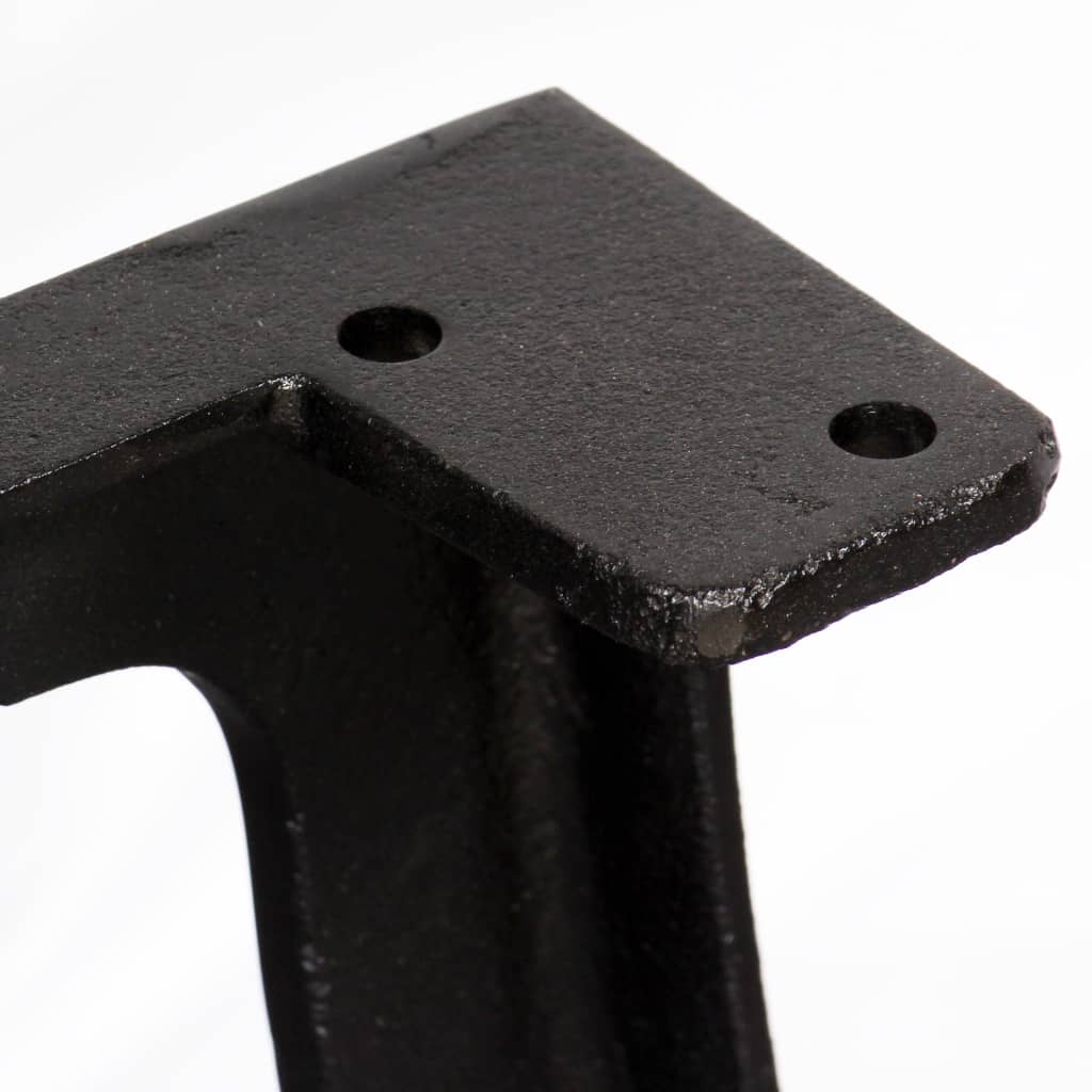 Cast iron A-frame coffee table legs, 2 pcs