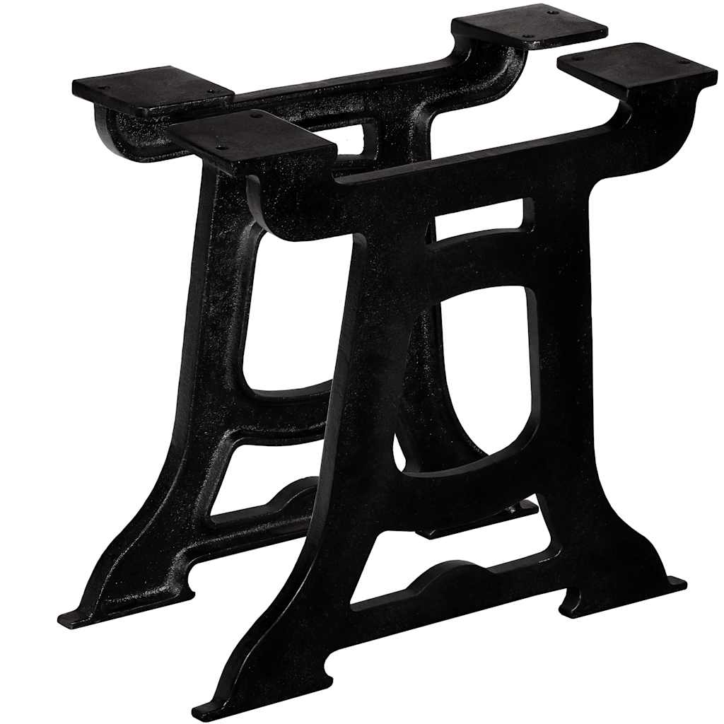 Coffee table legs, 2 pcs., Y-shaped, cast iron
