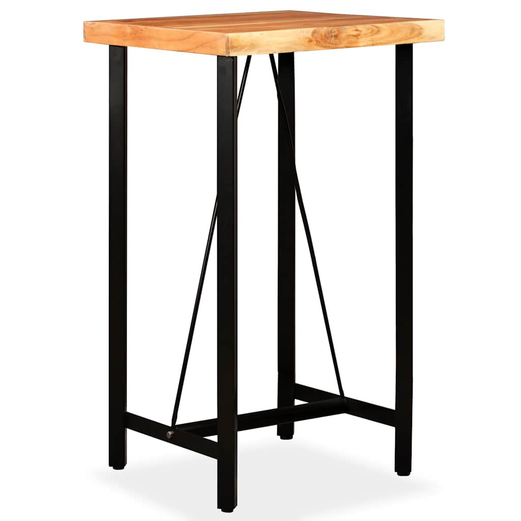 Baro stalas, akacijos mediena, 60x60x107 cm