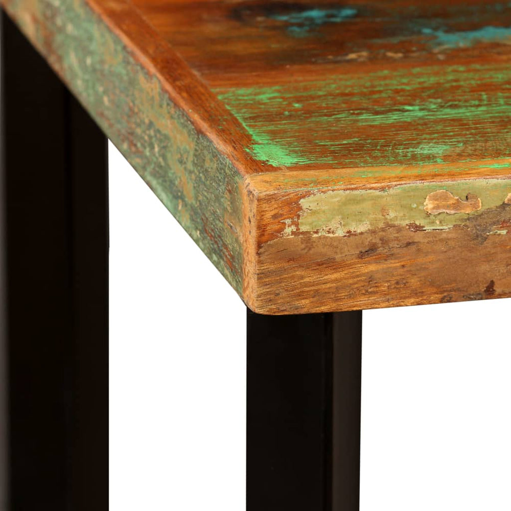 Bar table, solid reclaimed wood, 60x60x107cm