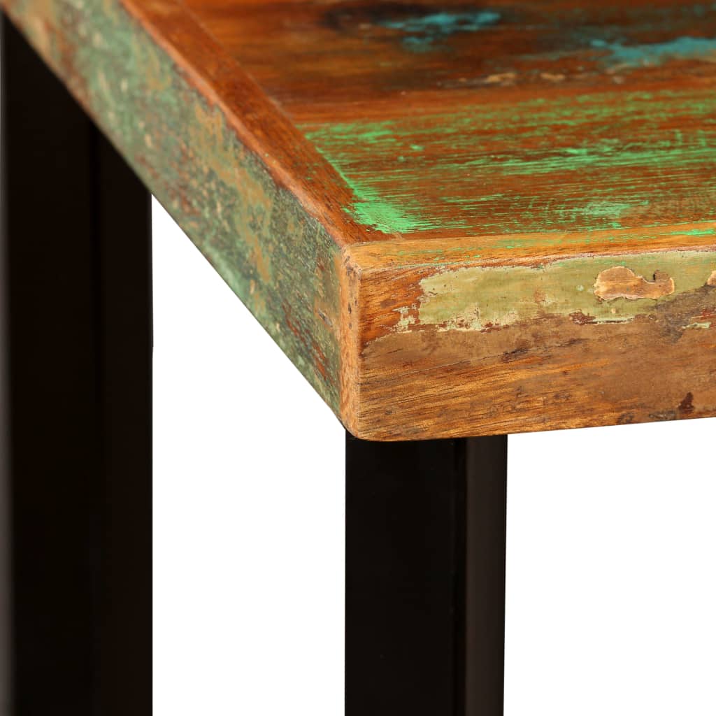 Bar table, solid reclaimed wood, 60x60x107cm