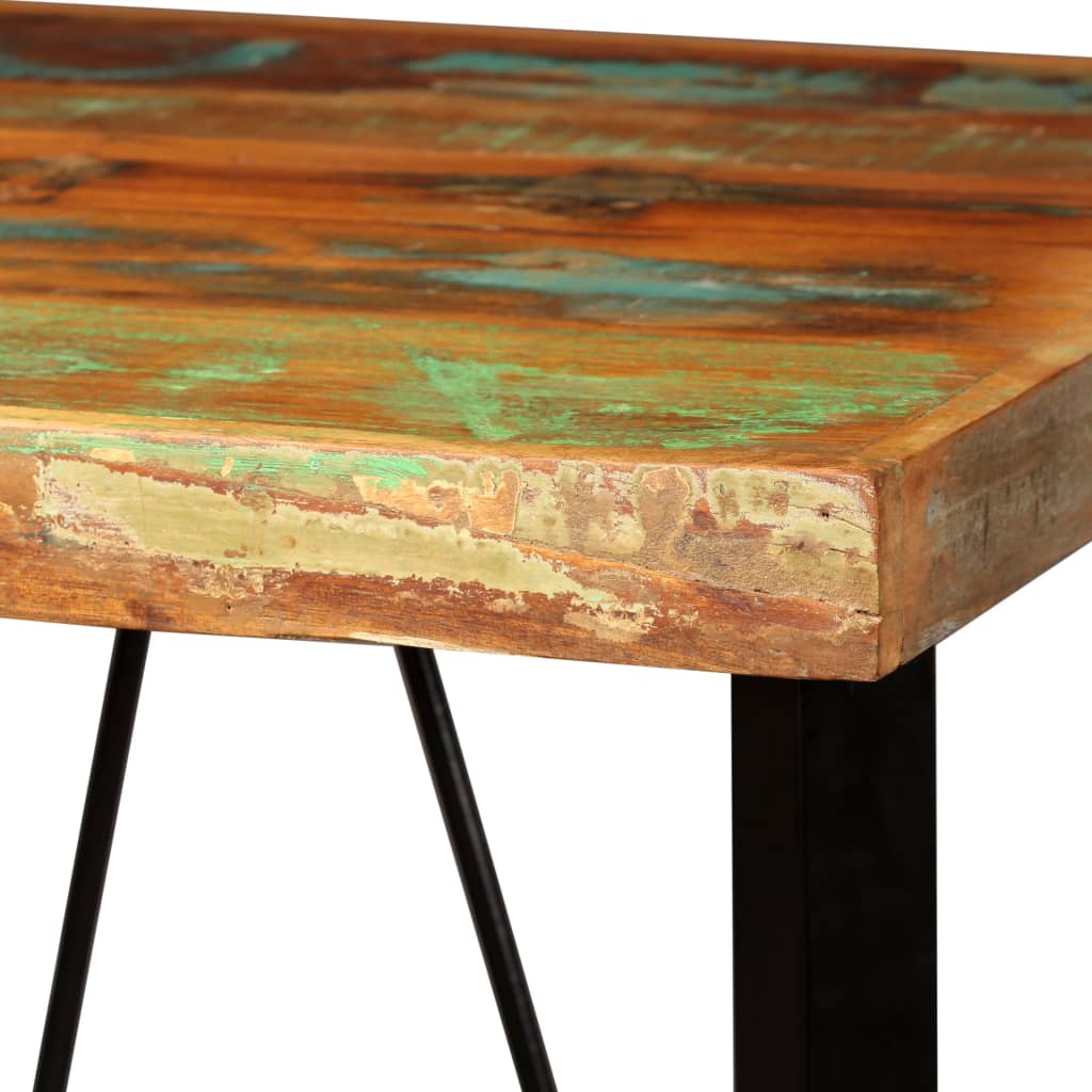 Bar table, solid reclaimed wood, 60x60x107cm