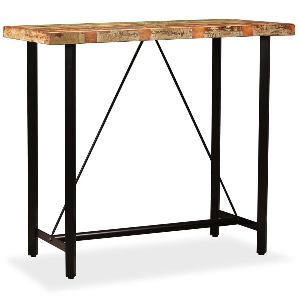 Bāra galds, reciklēts koks, 120x60x107cm