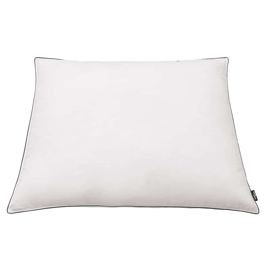 Pillows, 2 pcs., feather-filled, lightweight, 80x80cm, white.