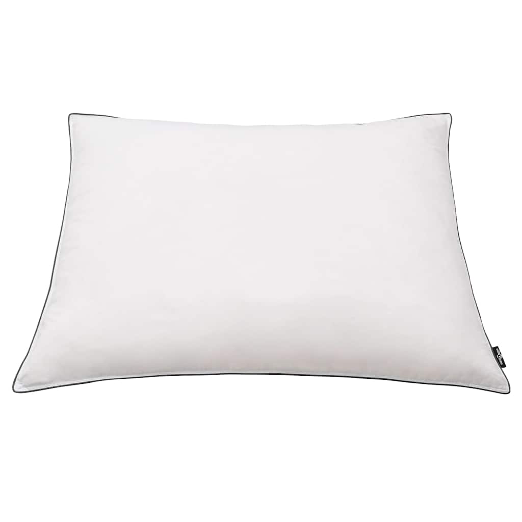 Pillows, 2 pcs., white, feather-filled, lightweight, 70x60cm