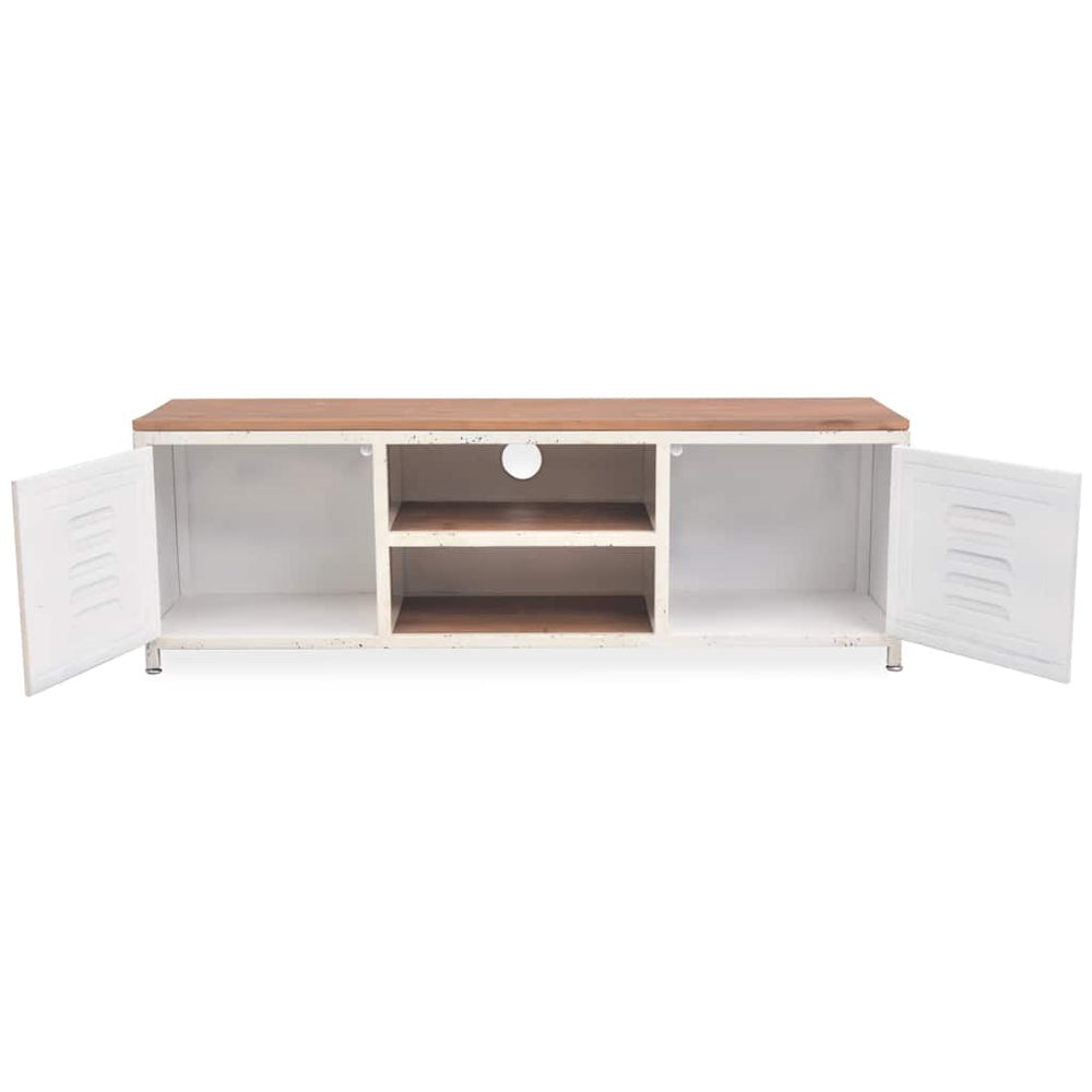 TV stand, 120x30x40 cm, white