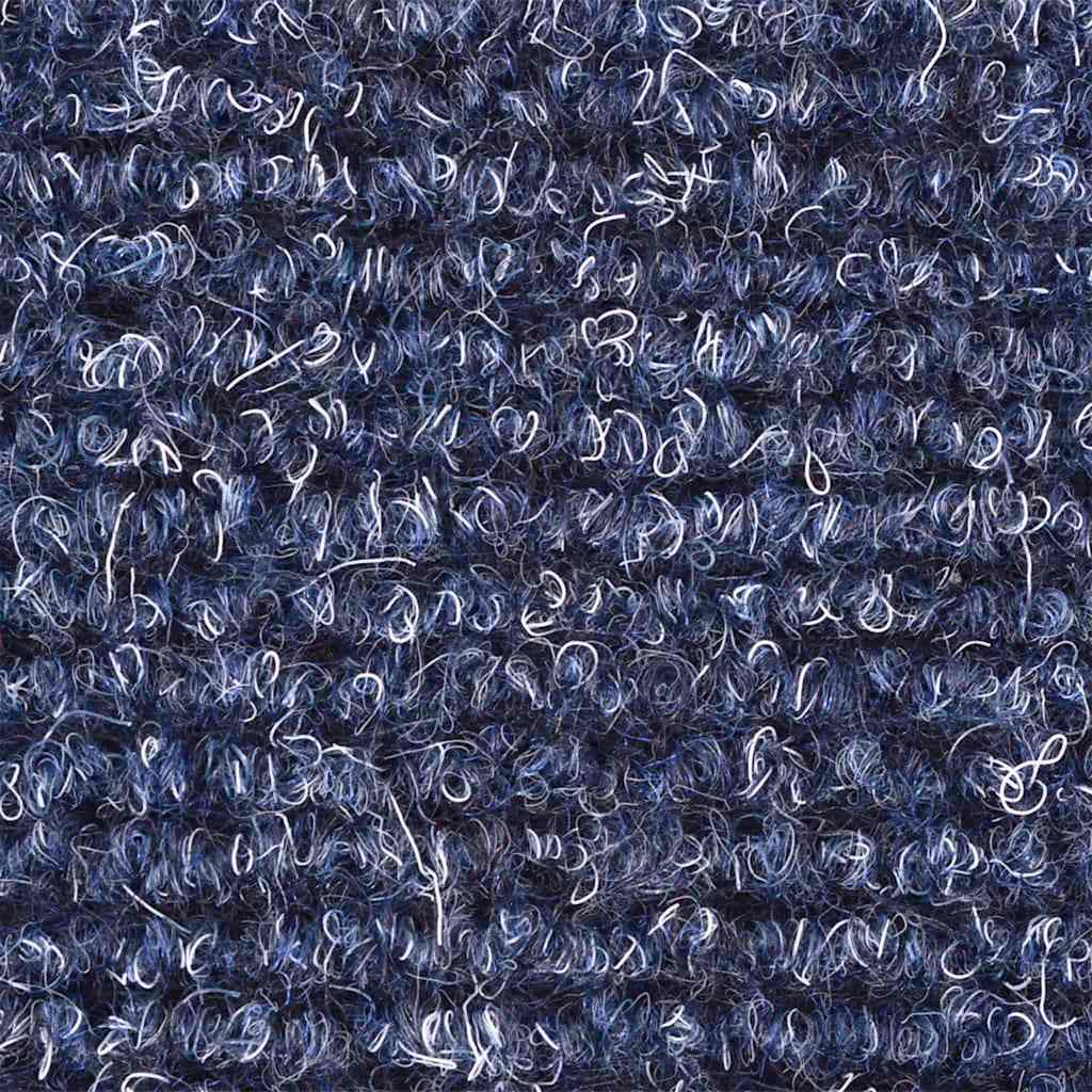 Stair mats, self-adhesive, 15 pcs, blue, semi-circular, large, 65x21x4 cm