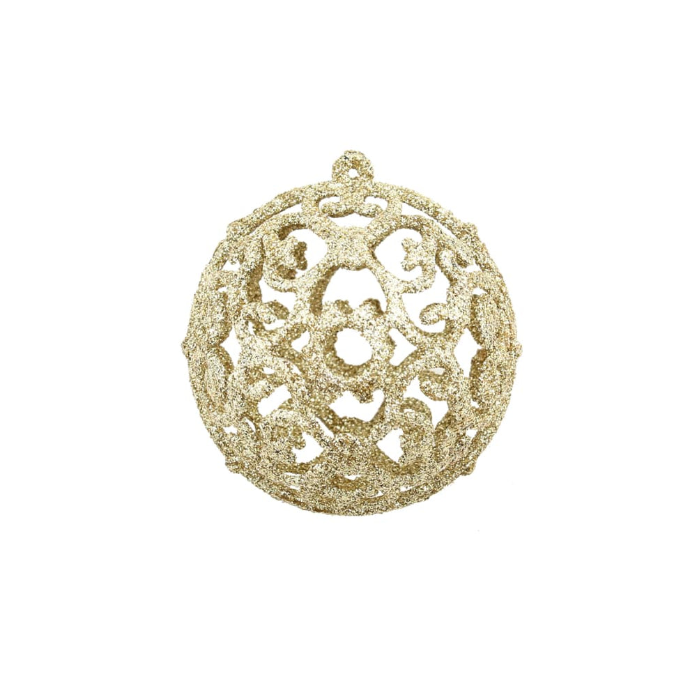 Christmas Tree Ornament Set, 100 pcs, gold, 3/4/6cm