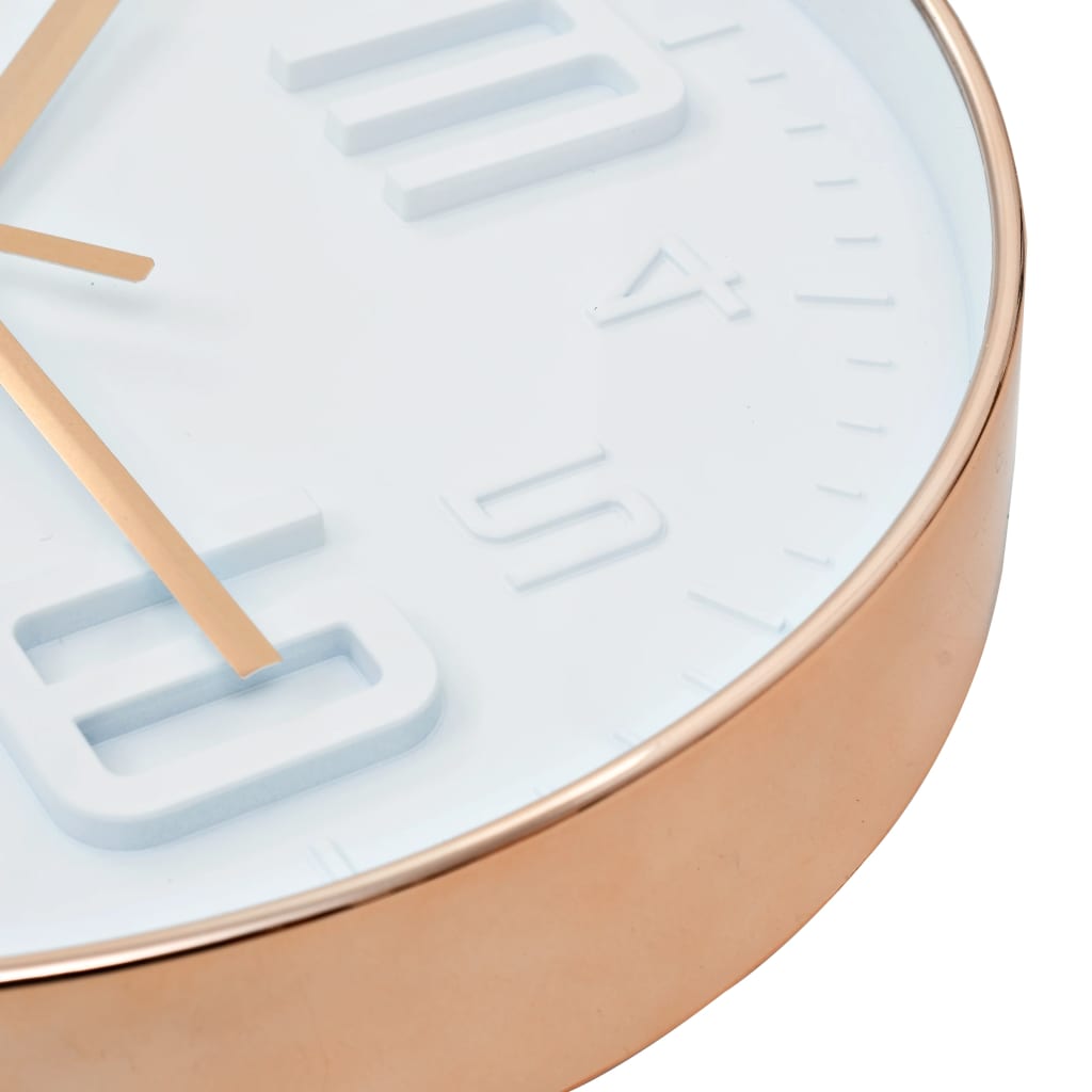 Wall clock, 30cm, copper imitation