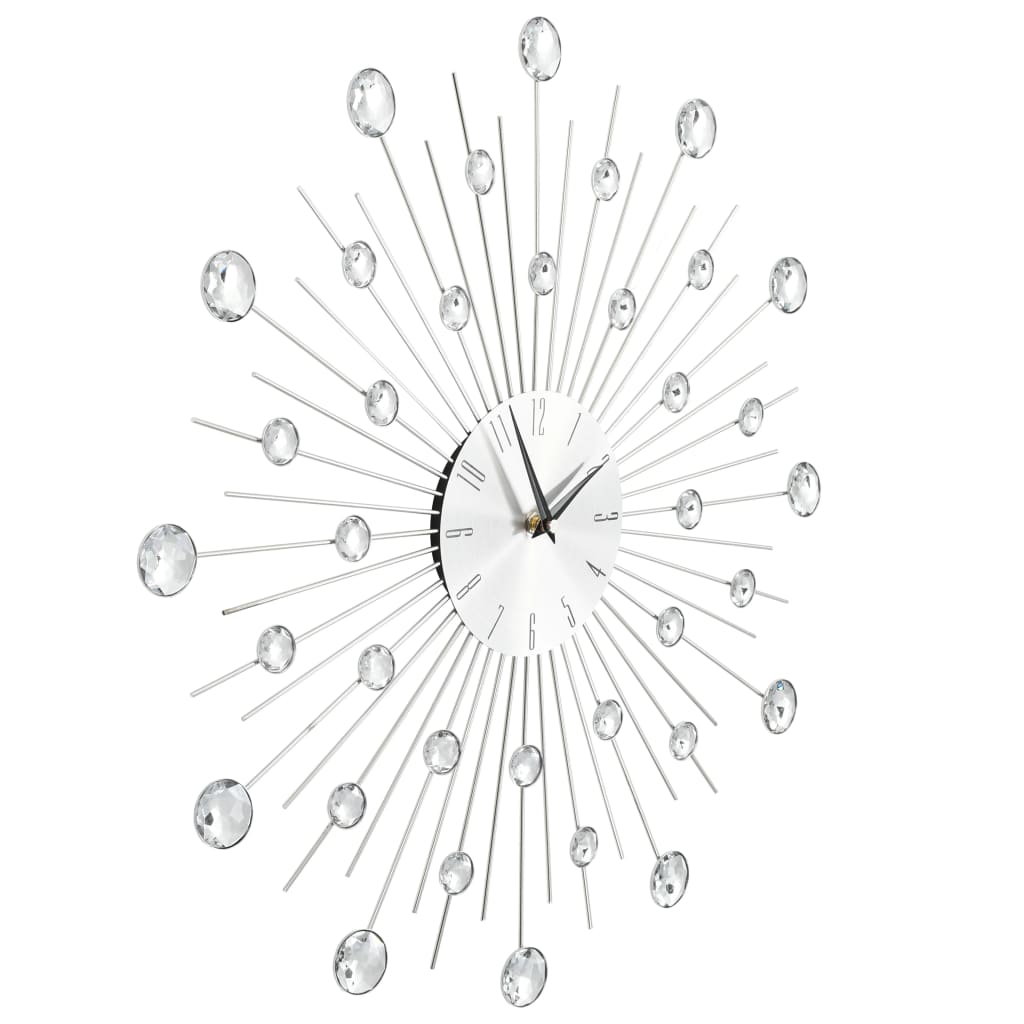 Wall clock with quartz movement, modern design, 50cm