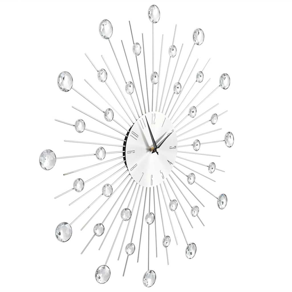 Wall clock with quartz movement, modern design, 50cm