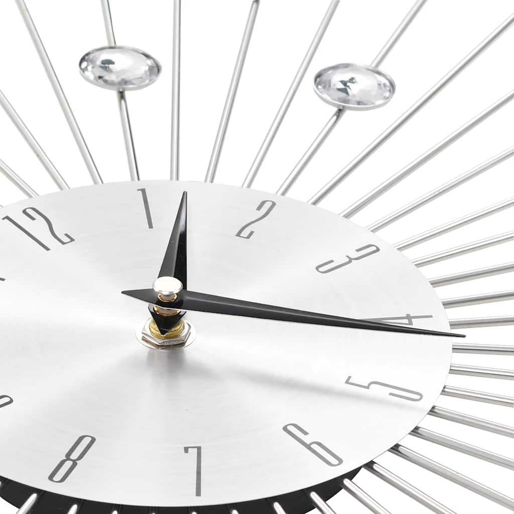 Wall clock with quartz movement, modern design, 50cm