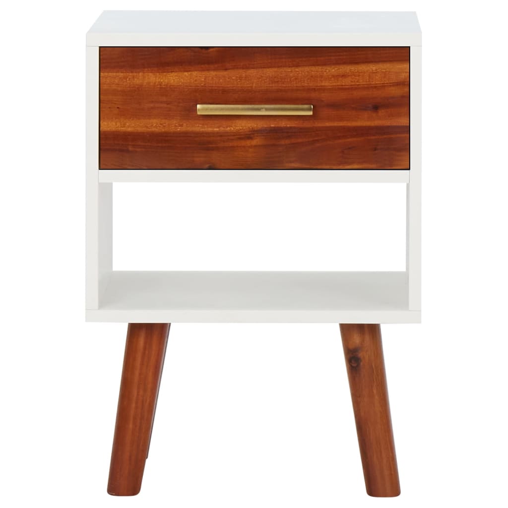 Nightstands, 2 pcs., 40x30x57cm, solid acacia wood