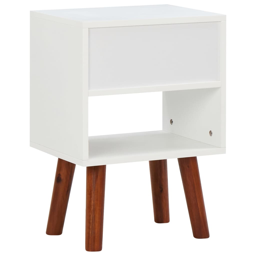 Nightstands, 2 pcs., 40x30x57cm, solid acacia wood