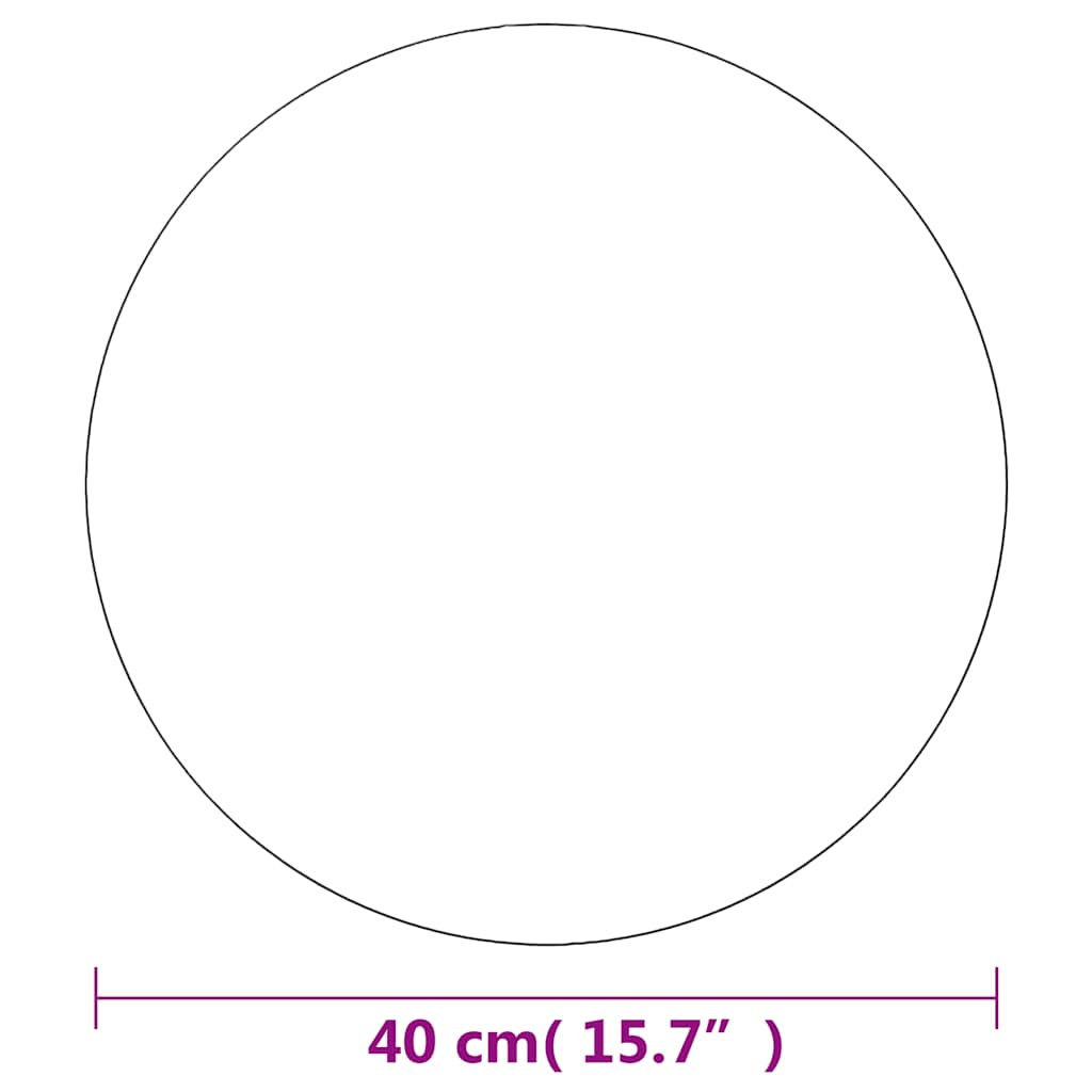 Sieninis veidrodis, 40cm, apvalus, stiklas
