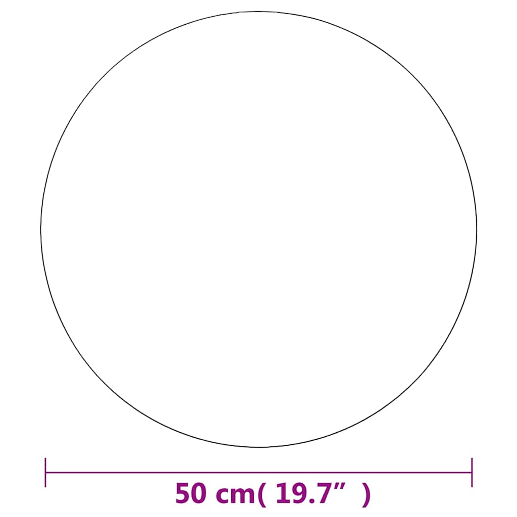 Sieninis veidrodis, 50cm, apvalus, stiklas