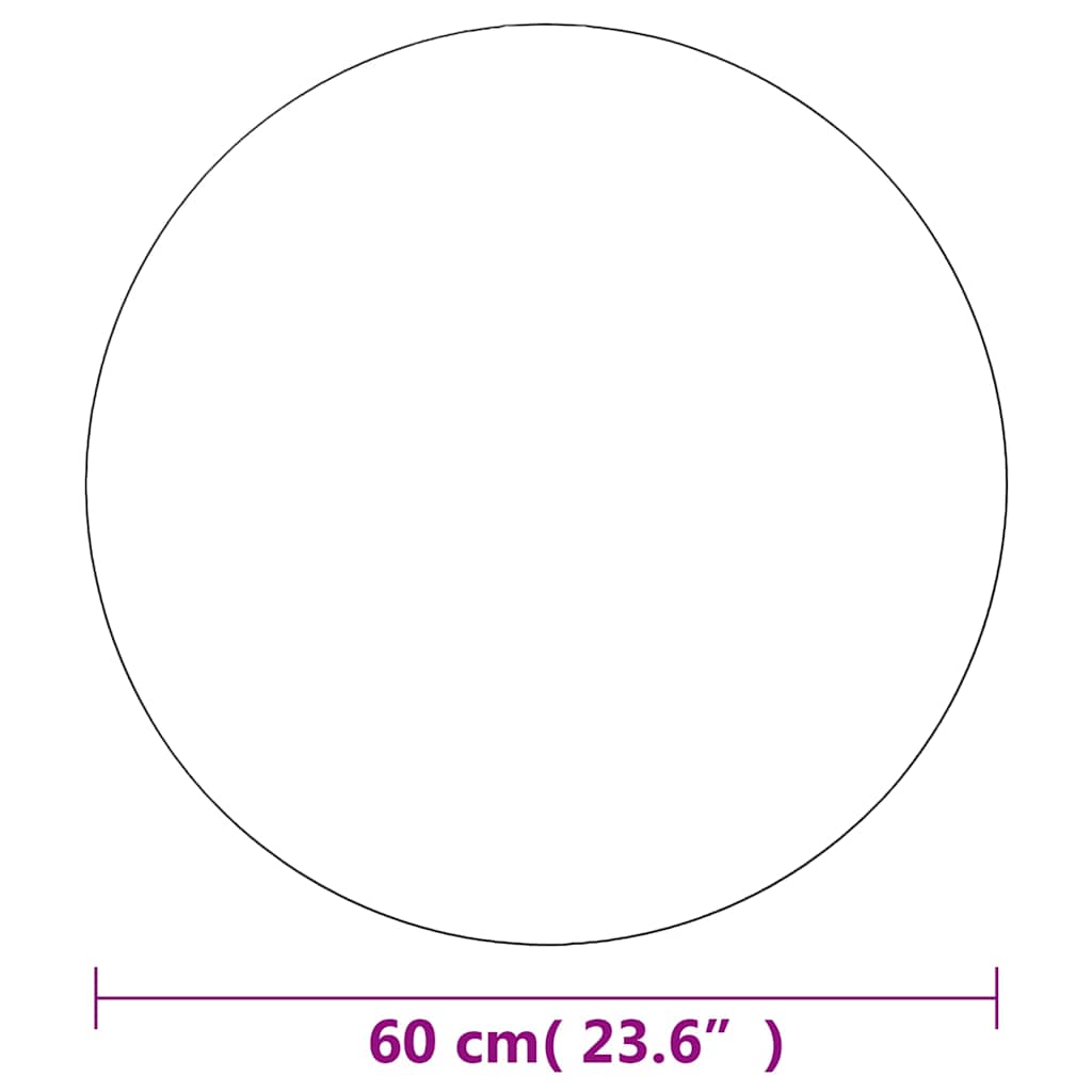 Sienas spogulis, 60cm, apaļš, stikls