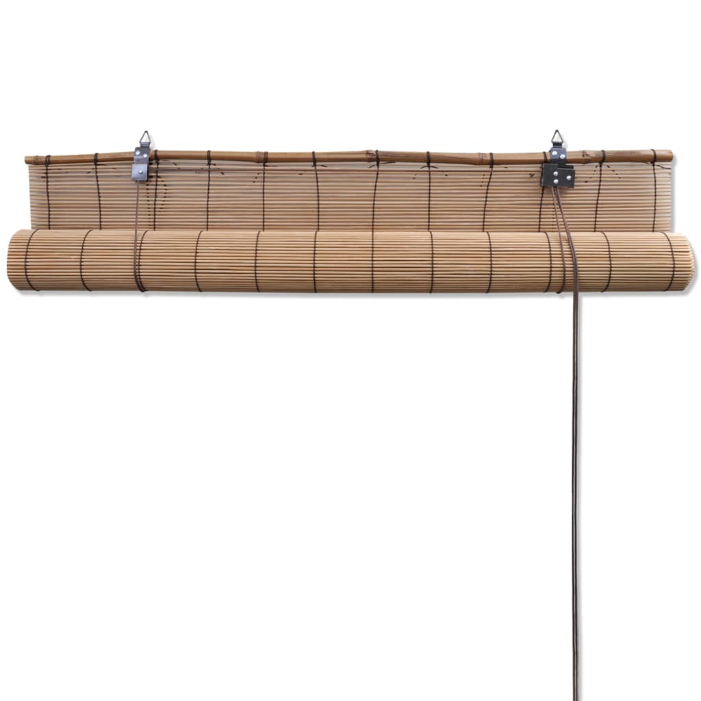 Roletas, rudos spalvos, 80x220cm, bambukas