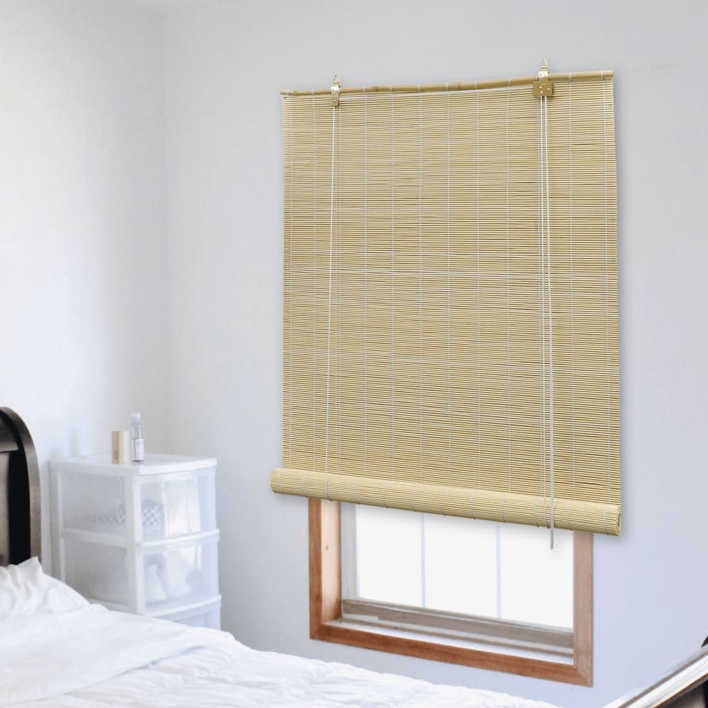 Rullo žalūzijas, dabīgā krāsā, 100x220cm, bambuss