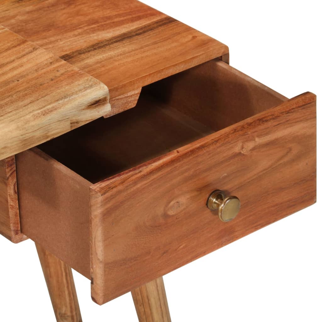 Nightstand, solid acacia wood, 45x32x55cm