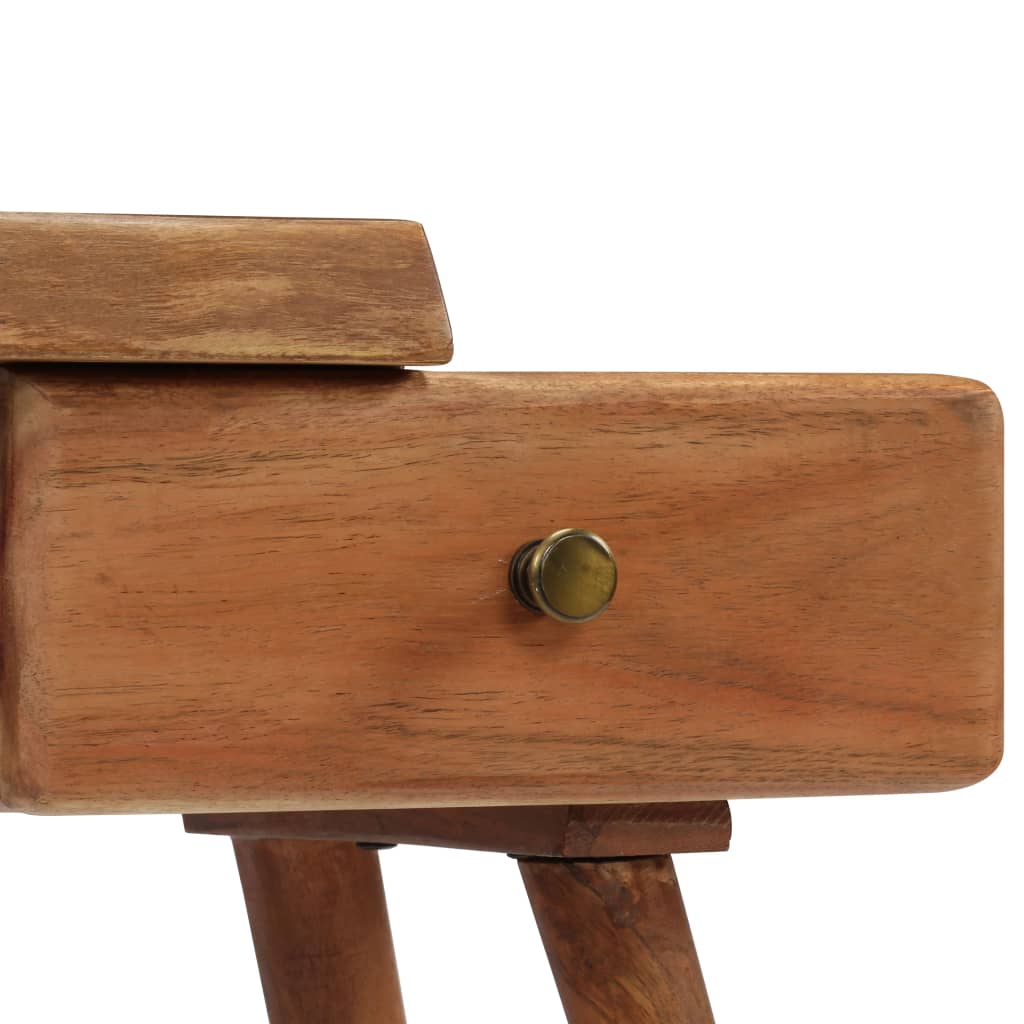 Nightstand, solid acacia wood, 45x32x55cm
