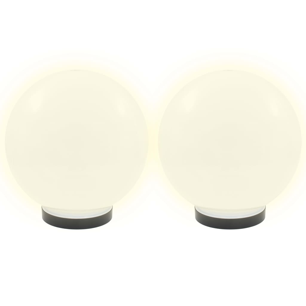 LED lampas, lodveida, 2 gab., sfēriskas, 25 cm, PMMA
