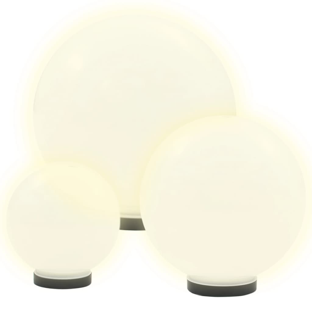 LED lampu kompl., apaļas formas, 2D, sfēriskas, 20/30/40 cm, PMMA