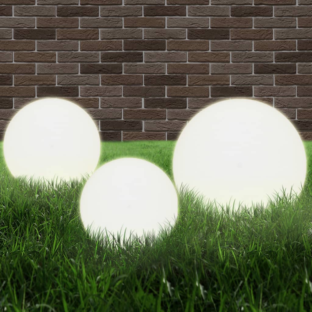 LED lampu kompl., apaļas formas, 2D, sfēriskas, 20/30/40 cm, PMMA