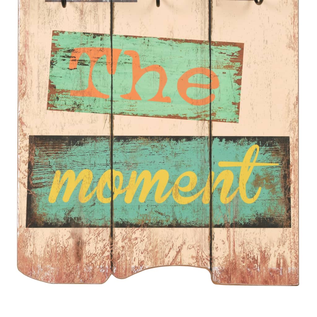 Mēteļu pakaramais LIVE LIFE, stiprināms pie sienas, 6 āķi, 120x40cm