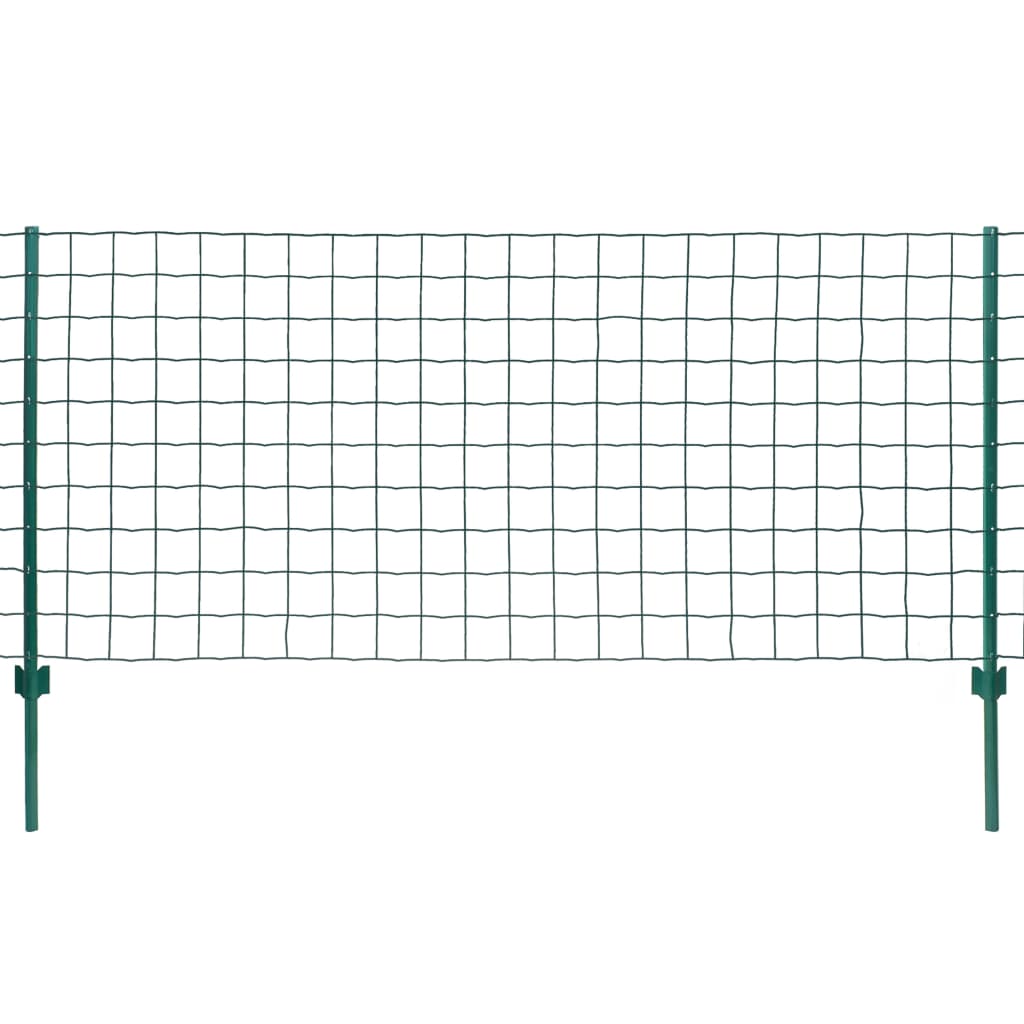 Euro Fence Kit, 20x1m, Steel, Green