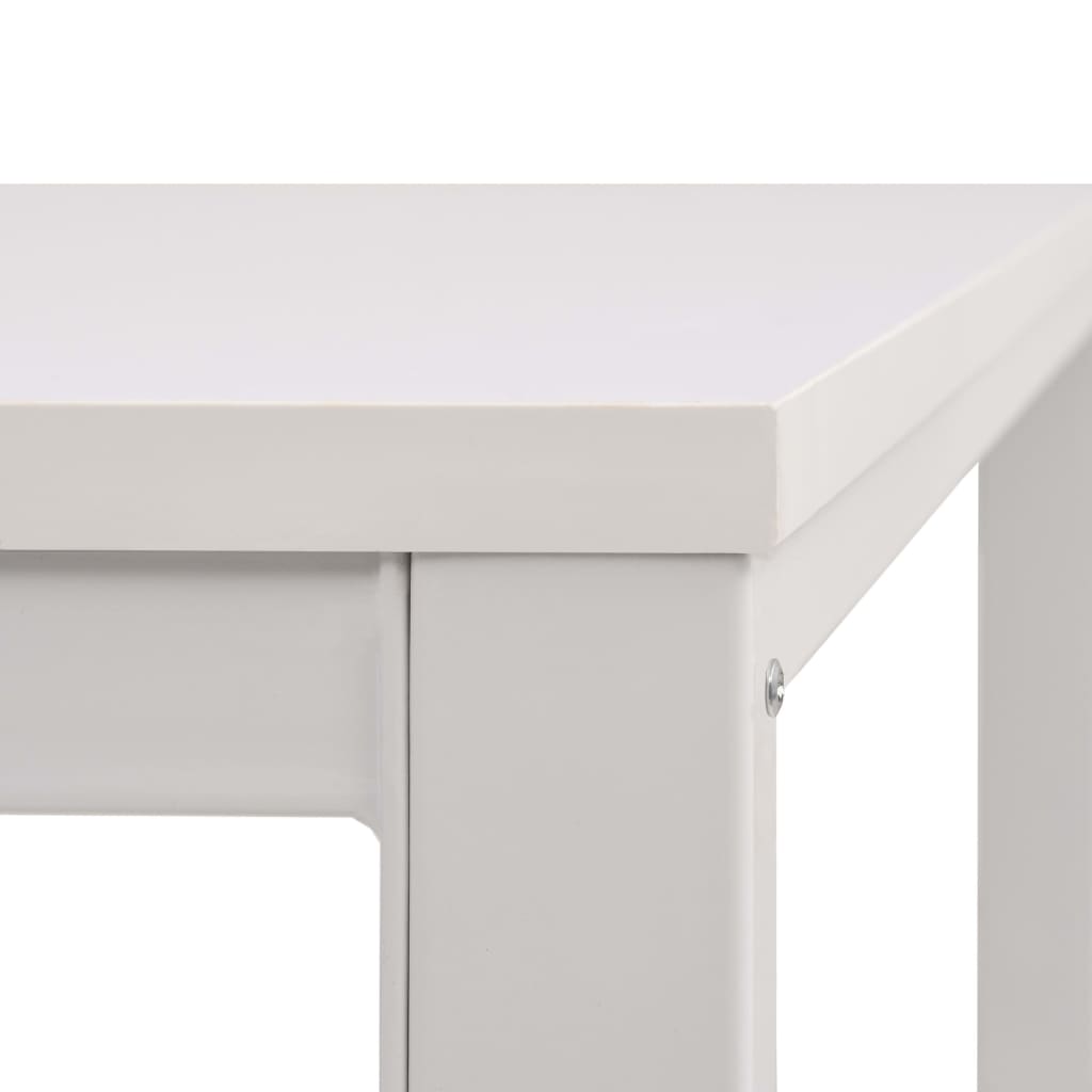 Rašomasis stalas, 120x60x75cm, baltas
