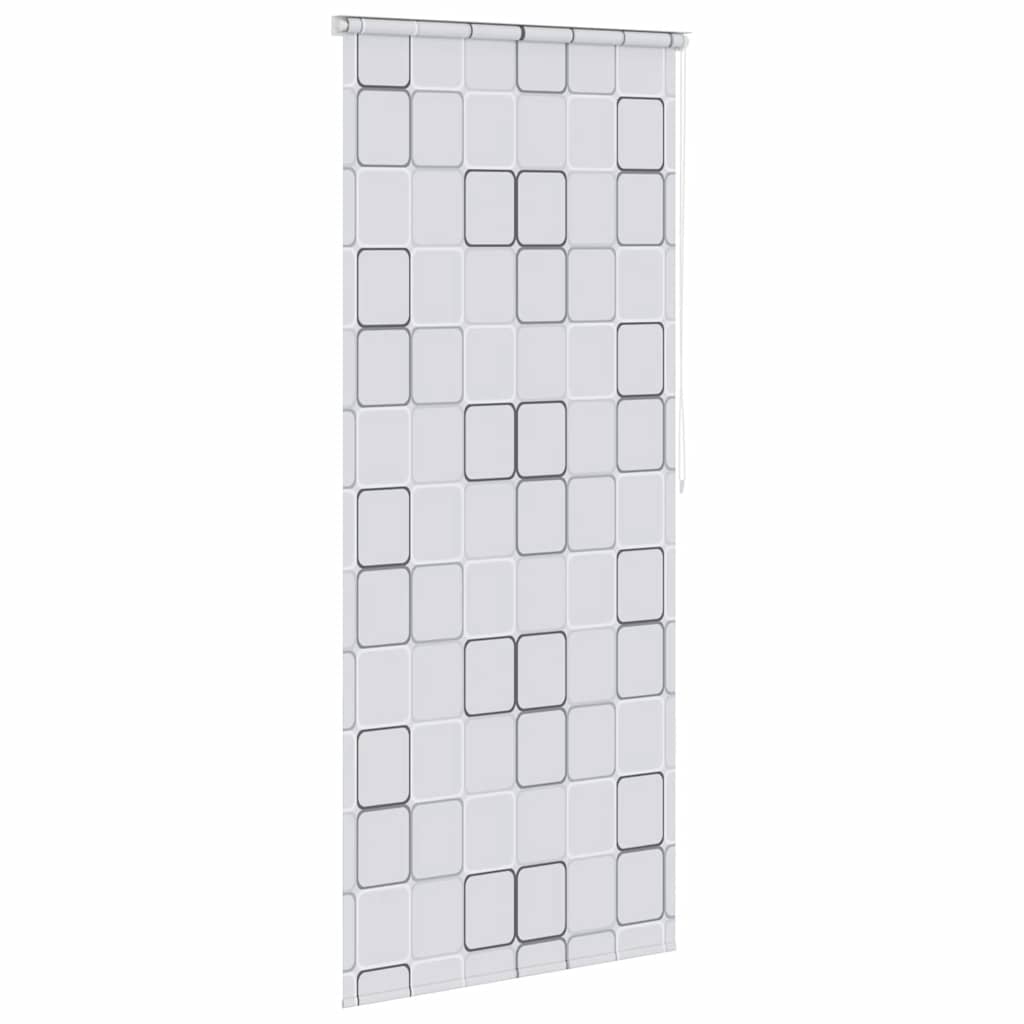 Dušas rullo žalūzijas, 100x240 cm, kvadrātu raksts