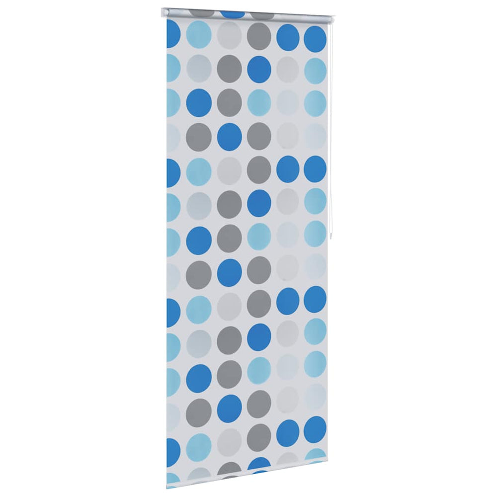 Shower roller blind, 100x240 cm, circles pattern