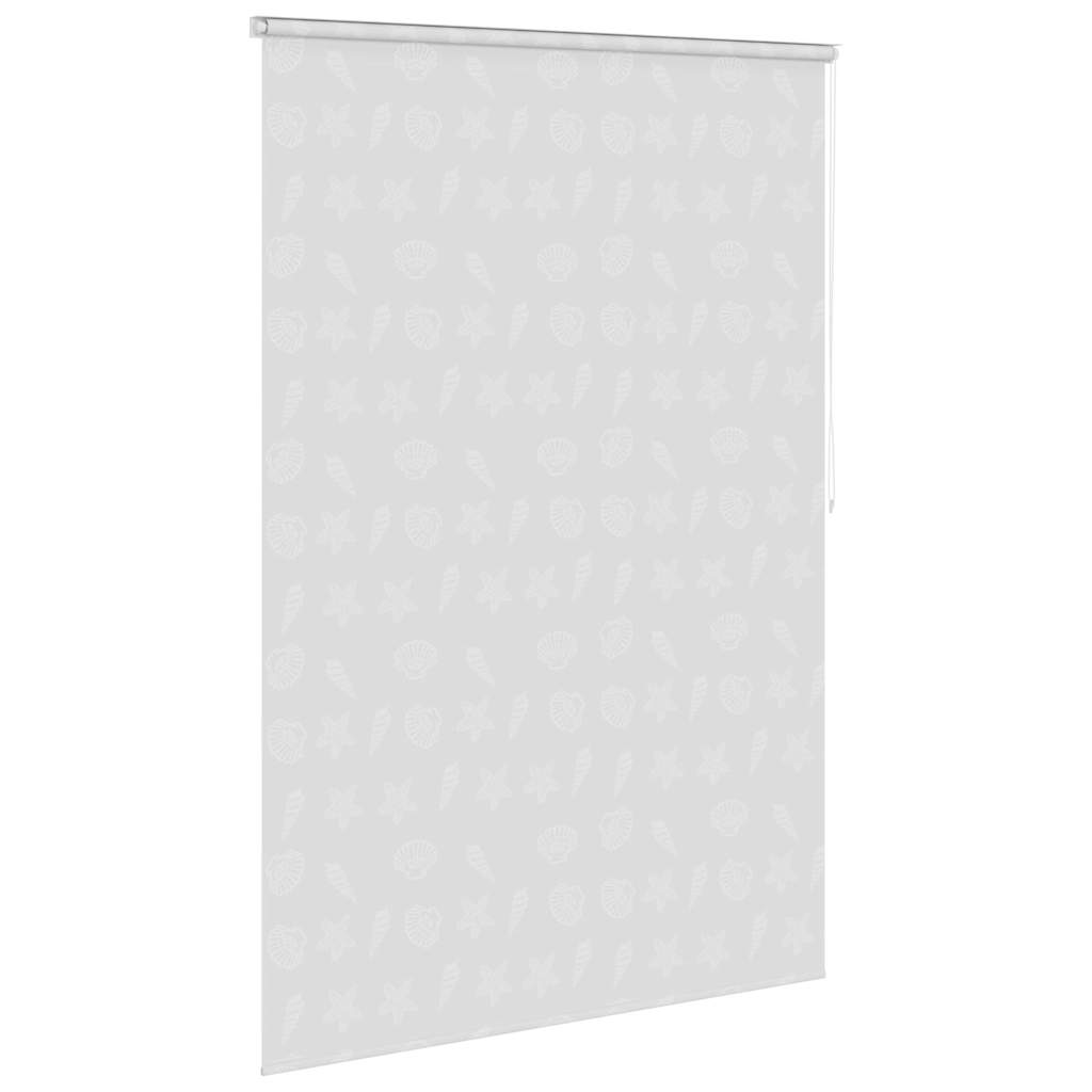 Shower blind, 160x240 cm, starfish pattern