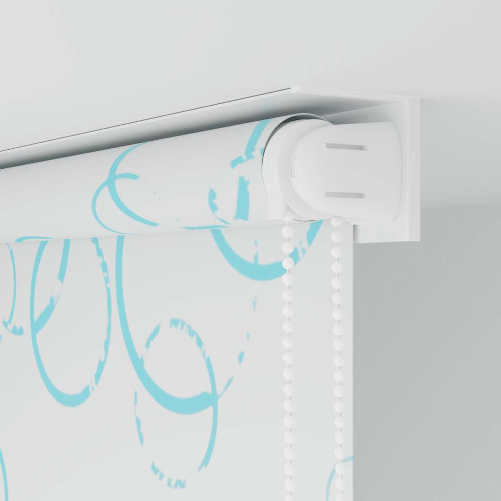 Shower blind, 100x240 cm, bubble pattern