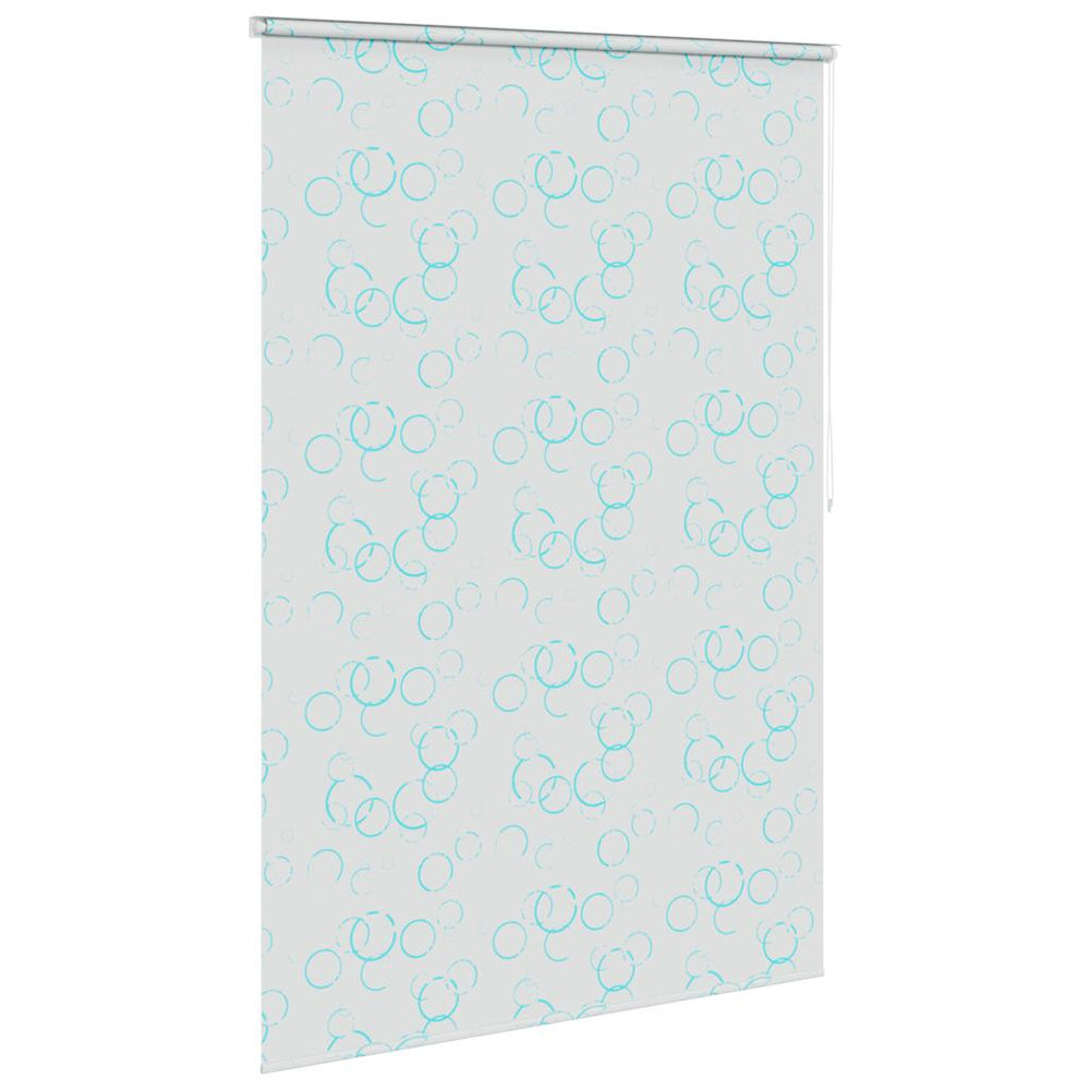 Shower roller blind, 140x240 cm, bubble pattern