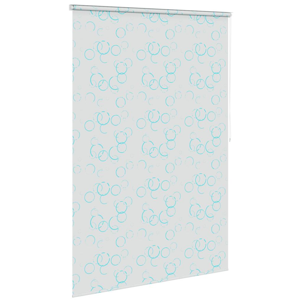 Shower roller blind, 140x240 cm, bubble pattern