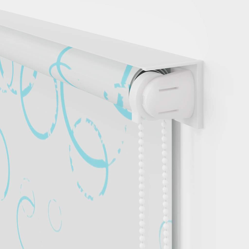 Shower roller blind, 140x240 cm, bubble pattern