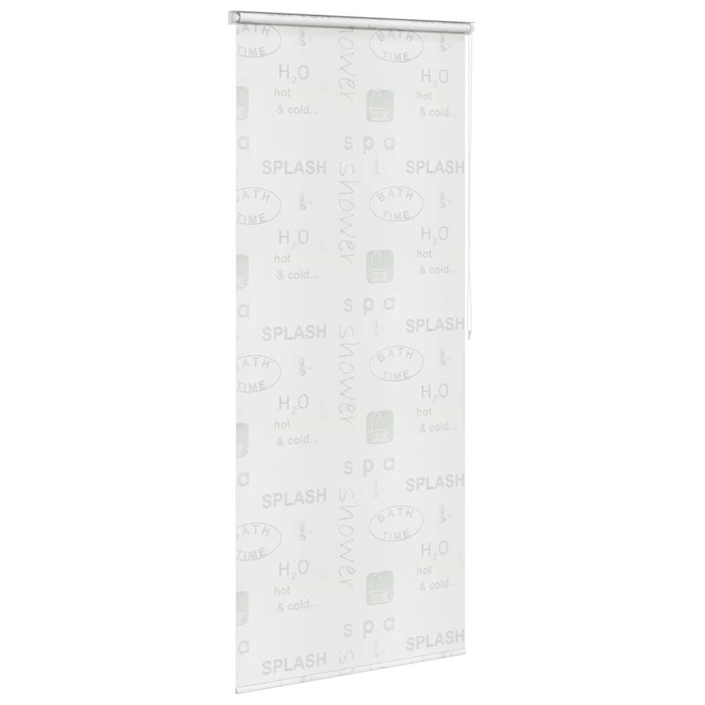 Dušo roletas, 80x240 cm, su užrašais