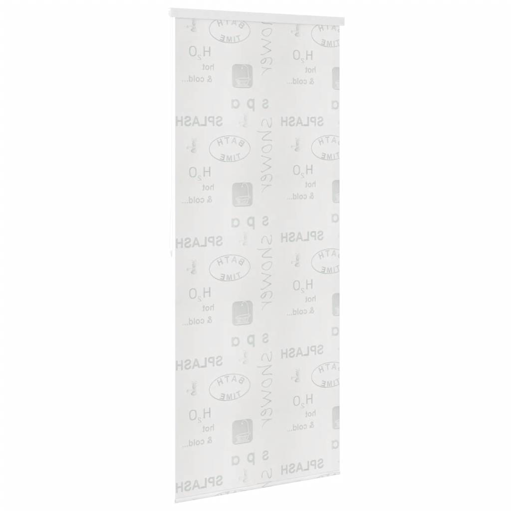 Dušo roletas, 80x240 cm, su užrašais