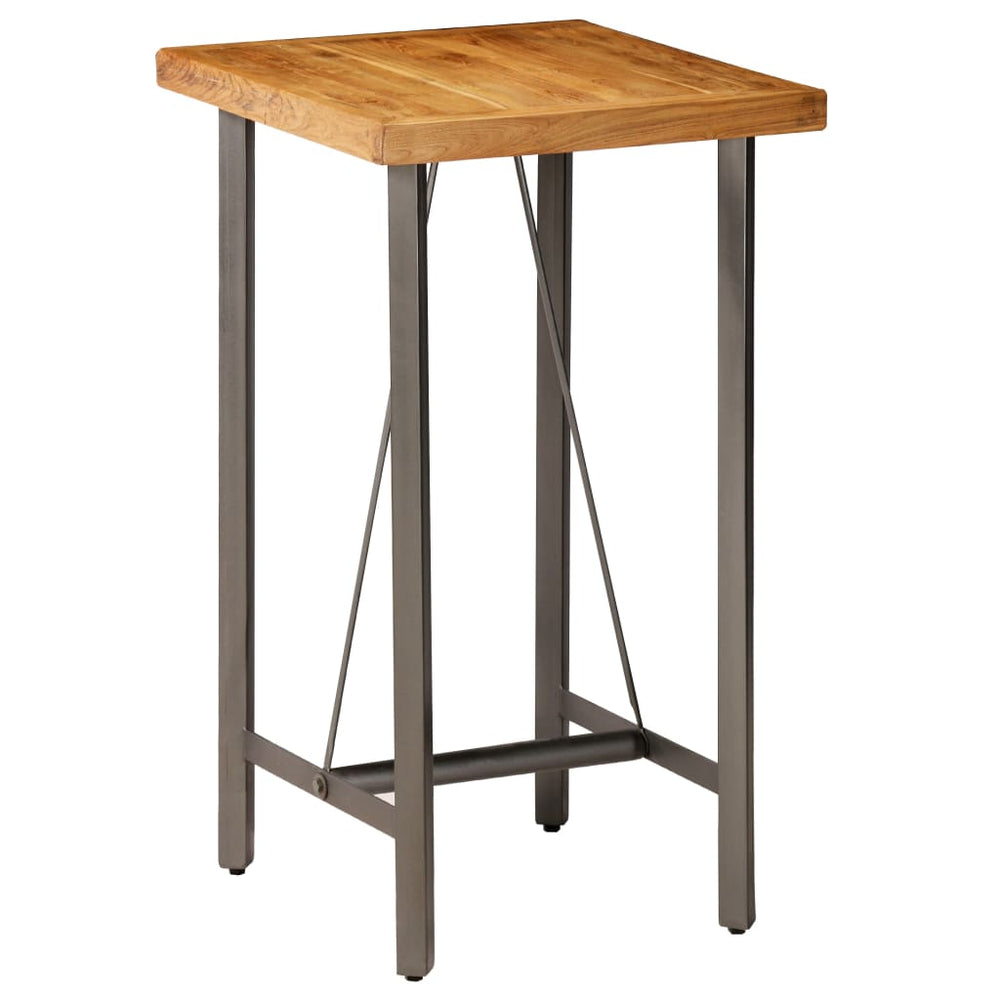 Bar table, reclaimed teak, 60x60x107cm
