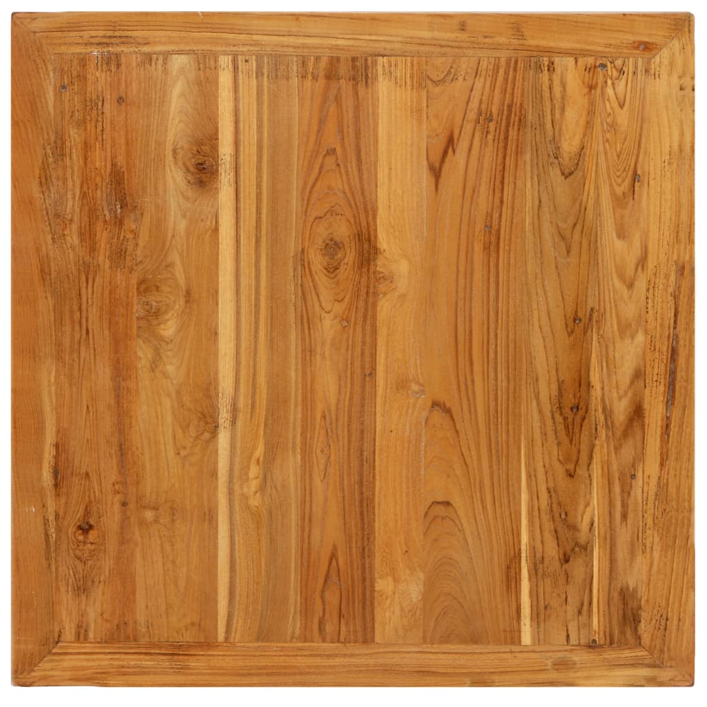 Bāra galds, pārstrādāts tīkkoks, 60x60x107cm